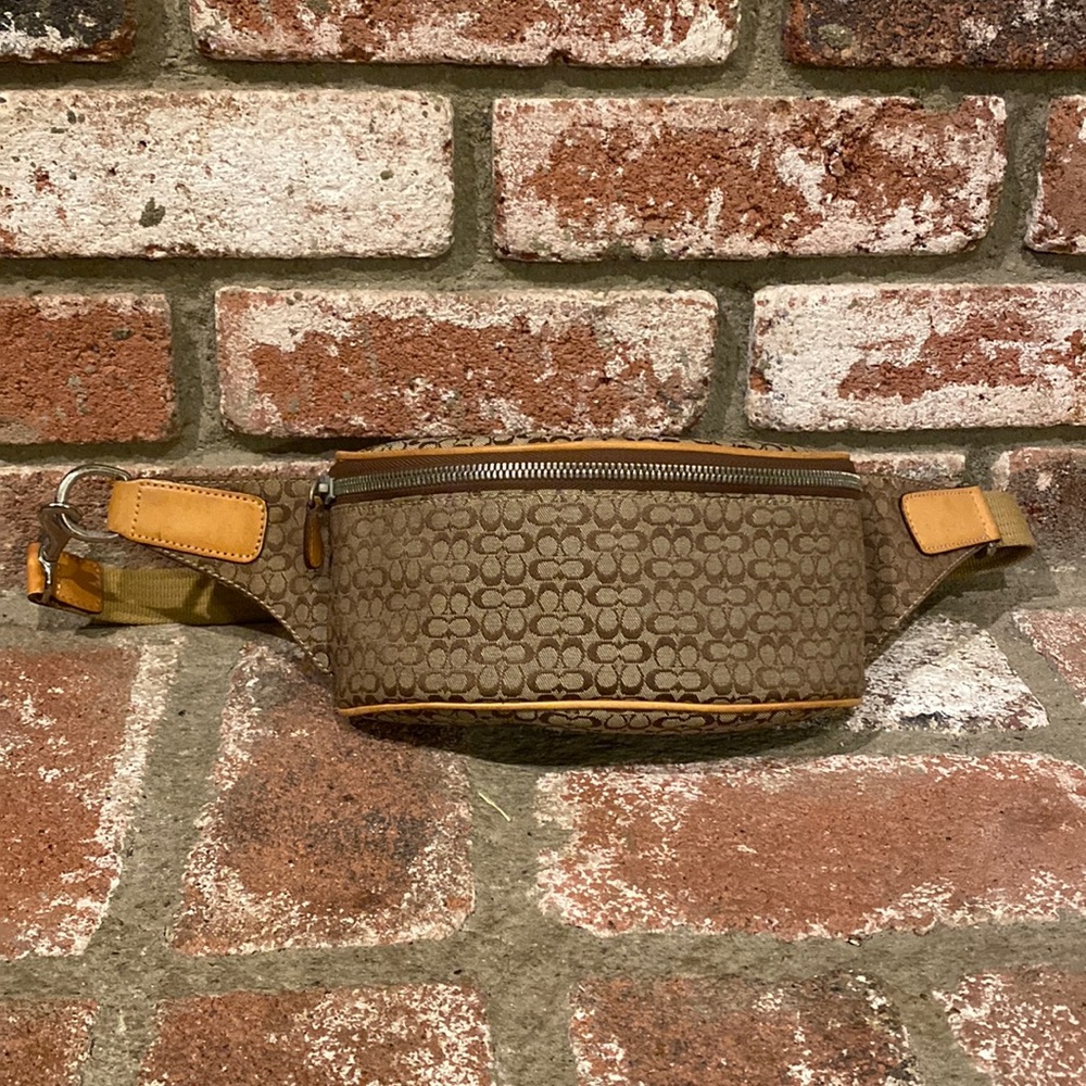 COACH Signature Logo Fanny Pack
